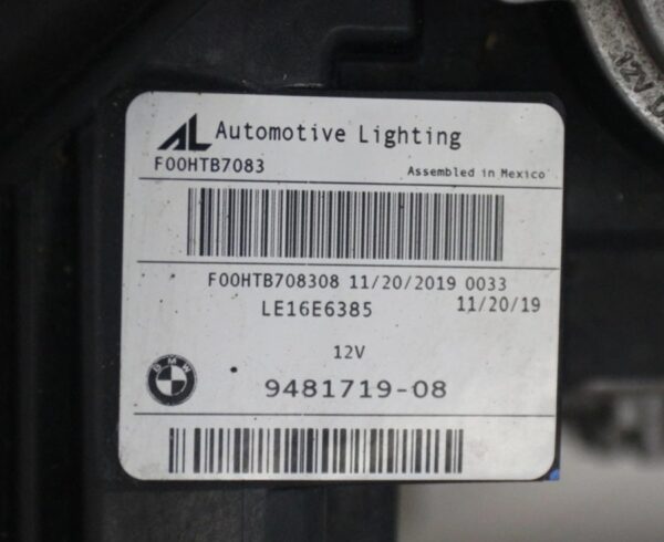 BMW 3 Series 330i/M340i G20 2019-2021 OEM Left Driver Side Headlight - Image 7